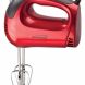 Brentwood HM-46 Electric Hand Mixer, Lightweight 5-Speed, Red - 0
