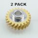 2 Pk, Stand Mixer Fiber Worm Gear for KitchenAid , AP4295669, W10112253 - 0