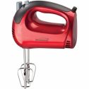 Brentwood HM-46 5 Speed Hand Mixers - Red