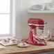KitchenAid KSM155GBCA 5-Qt. Artisan Design Series with Glass Bowl - Candy Apple Red - 1