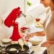 KitchenAid KSM180QHGSD Queen of Hearts Stand Mixer, 5 Qt, Passion Red - 3