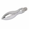 M12x15mm Male Thread Revolving Handle Hand Grip Silver Tone for Milling Machine