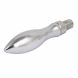M12x15mm Male Thread Revolving Handle Hand Grip Silver Tone for Milling Machine - 0