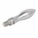 M12x15mm Male Thread Revolving Handle Hand Grip Silver Tone for Milling Machine - 1