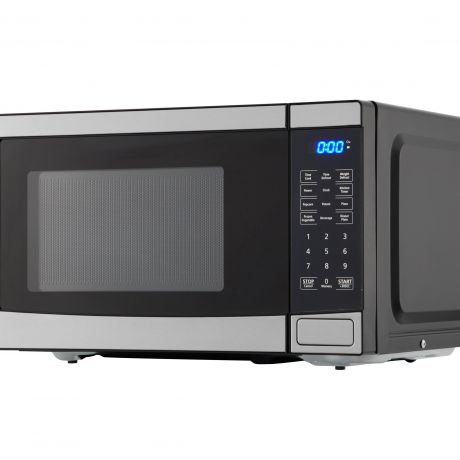 Mainstays (EM720C2WT-PM) 0.7 Cu. Ft. 700W Stainless Steel Microwave ...