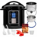 Deco Chef 8 QT 10-in-1 Pressure Cooker â€“ Instant Rice, SautÃ©, Slow Cook, Yogurt, Meats, Deserts, Soups, Stews â€“ Includes Recipe Book, Tempered Glass Lid, Mitts, Grill Rack, and Steaming Basket