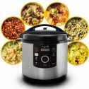 Megachef (MCPR-3500) 12 Quart Automated High Capacity Pressure Cooker with 15 Presets