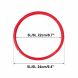 Silicone Gasket Sealing Ring Sealer Inner Dia - 8.7", Fits 5/6 QT Models, Red - 1