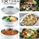 Extorn Stackable Steamer Insert Pans for Instant Pot 6 qt/8 qt/5 qt Electric Pressure Cooker Accessories Duo/multi/2-Tier Stainless Steel Instant Pots Pot in Pot w/Sling Handle for Cooking,Baking - 1