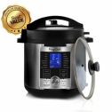 Megachef (925111967M) 6-Quart Stainless Steel Electric Digital Pressure Cooker