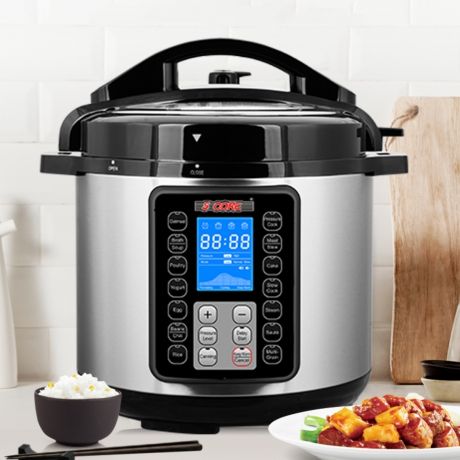 5 Core Instant Electric Pressure Cooker 6QT Multi-Use Programmable 18 ...