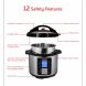 5 Core Instant Electric Pressure Cooker 6QT Multi-Use Programmable 18 in1 Pot +Soup Server Steamer Rice Saute - 1