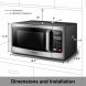 Toshiba (ML2-EM25PAESS) 0.9 Cu. Ft. Microwave Oven - 1