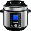 Gourmia - 6-Quart Pressure Cooker with Auto Release - Stainless Steel