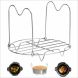 Steamer Rack Trivet with Handles Compatible with Instant Pot Accessories 6 Qt 8 Quart, Pressure Cooker Trivet Wire Steam Rack, Great for Lifting out Whatever Delicious Meats &amp; Veggies - 0