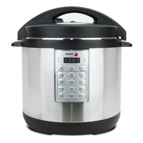 Fagor Select 8-Quart 8-in-1 Electric Pressure Cooker Rice Cooker ...