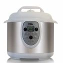 Elite Platinum EPC-608W Maxi-Matic 6 Quart Electric Pressure Cooker, White (Stainless Steel)