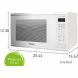 Panasonic (NNSU656W) Genius Sensor 1.3-cu. ft. 1100W Countertop Microwave Oven - 1