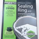 09980, Pressure Cooker Sealing Ring Fits Presto 0137003 Models