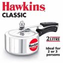 Hawkins CL-20 Classic Aluminum Pressure Cooker 2 Litre Silver