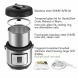 cosori c2126-pc cook & carry digital slow cooker with heat-saver stoneware, 6quart, silver - 2