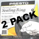2 Pk, Presto Pressure Cooker Sealing Ring Gasket,  09918