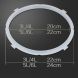 Silicone Sealing Ring 4 Side Clip Replacement For Midea Electric Pressure Cooker Saucepan 3L/4L/5L/6L - 2