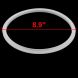 Unique Bargains Household Kitchen Rubber Pressure Cooker Canner Gasket Seal Sealing Ring White - 1
