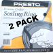 2 Pk, Presto Pressure Cooker Sealing Ring Gasket, 09997 - 0