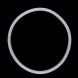 Household Kitchen Rubber Pressure Cooker Sealing Ring Clear 24cm Inner Dia 2pcs - 1
