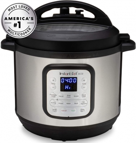 Instant Pot Air Fryer + EPC Combo 8QT Electronic Pressure Cooker, 8-QT ...