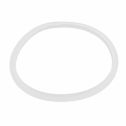 Kitchen Pressure Cooker Rubber Gasket Sealing Ring Clear White 18cm Inner Dia