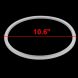 Unique Bargains Restaurant Home Rubber Pressure Cooker Canner Gasket Seal Sealing Ring White - 1