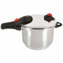 NuWave 6.5-Quart Durable Non-Electric Pressure Cooker, Suitable for All Types of Cooking Surfaces Including Induction, Silver (Refurbished)