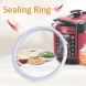 Three Concave Surface High Pressure Cooker Silicone Thickened Sealing Ring 5L/6L/ Liters - 0