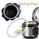 Three Concave Surface High Pressure Cooker Silicone Thickened Sealing Ring 5L/6L/ Liters - 1
