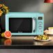 Costway 0.9Cu.ft. Retro Countertop Compact Microwave Oven 900W 8 Cooking Settings - 2