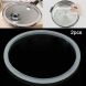 ã€JCXAGRã€‘2PCS Electric Pressure Cooker Silicone Sealing Replacement Ring For 5-6L 22x24CM - 1