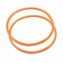 22cm Silicone Rubber Gasket Sealing Ring Accessory for Pressure Cooker 2pcs