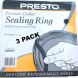 3 Pk, Presto Pressure Cooker Sealing Ring Gasket, 09997 - 0