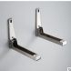 Hilitand Microwave Oven Bracket 2pcs Kitchen Stainless Steel Microwave Oven Bracket Sturdy Foldable Stretch Wall Mount Rack Shelf - 3