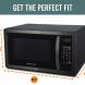 Farberware Classic FMO11AHTBSB 1.1 Cu. Ft. 1000-Watt Microwave Oven, Black Stainless Steel - 2