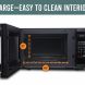 Farberware Classic FMO11AHTBSB 1.1 Cu. Ft. 1000-Watt Microwave Oven, Black Stainless Steel - 3
