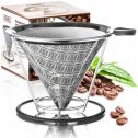 Goodiez Stainless Steel Pour Over Coffee Dripper Maker for Chemex Hario v60 Bodum