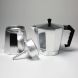 Aluminum 12 Cup Stovetop Espresso Maker - Polished - 1