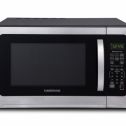 Farberware Professional FMO12AHTBKEÂ 1.2 Cu. Ft. 1100-Watt Microwave Oven with Sensor Cooking, Stainless Steel/Black Body Wrap