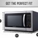 Farberware Professional FMO12AHTBKEÂ 1.2 Cu. Ft. 1100-Watt Microwave Oven with Sensor Cooking, Stainless Steel/Black Body Wrap - 2