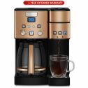 Cuisinart SS-15 12-Cup Coffee Maker and Single-Serve Brewer, Copper Stainless with Extended Warranty