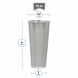 Cold Brew Coffee Maker, Iced Coffee & Tea Maker Infuser for Mason Jars | Durable Fine Mesh Stainless Steel Coffee Maker Filter (Stainless Steel - Tapered, For 32 oz Wide Mouth Mason Jars) - 1