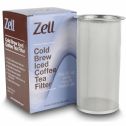 Zell Cold Brew Coffee, Iced Coffee and Iced Tea Maker Infuser | Durable Fine Mesh Stainless Steel Coffee Maker Filter | 32 Oz (1 Quart)